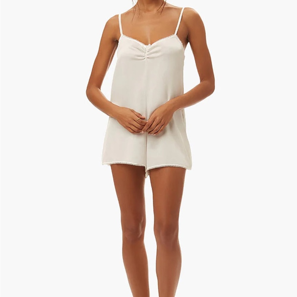 Weworewhat Silky Slip Romper